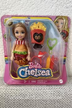 Mattel - Barbie - Club Chelsea - Dress-Up - Burger - Poupée